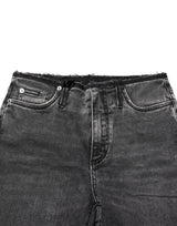 Dolce & Gabbana Gray Skinny Cotton Mid Waisted Denim Jeans