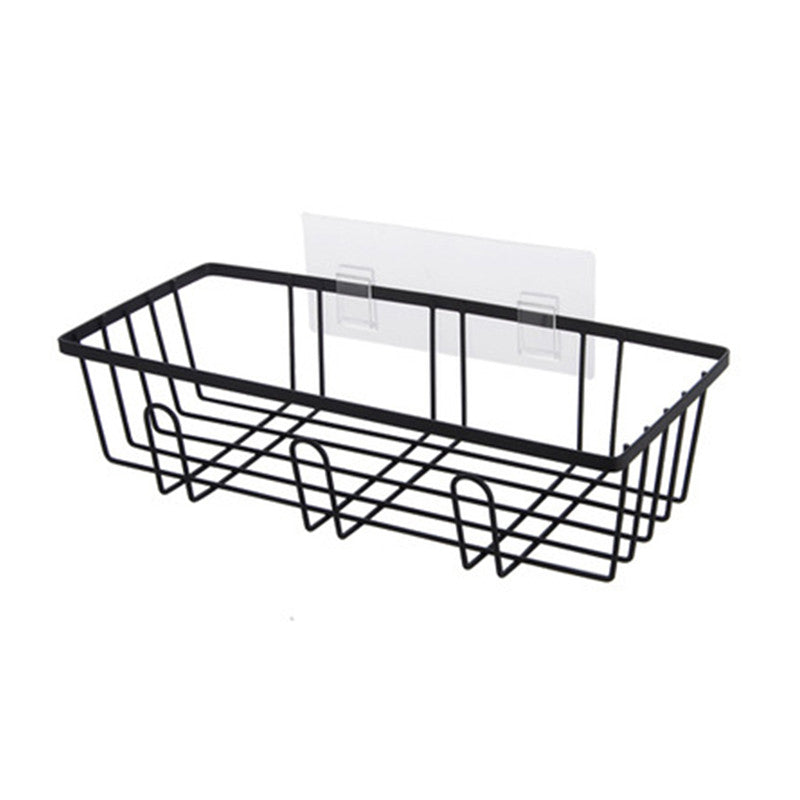 Wall-Mounted Storage Rack for Small Bathrooms