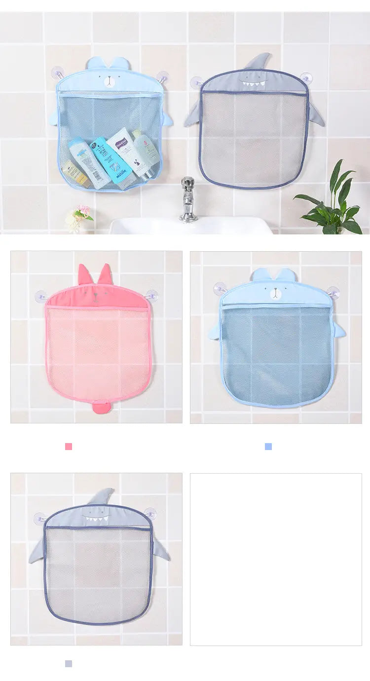 Cartoon Hanging Bags for Kids' Bathroom Organizer