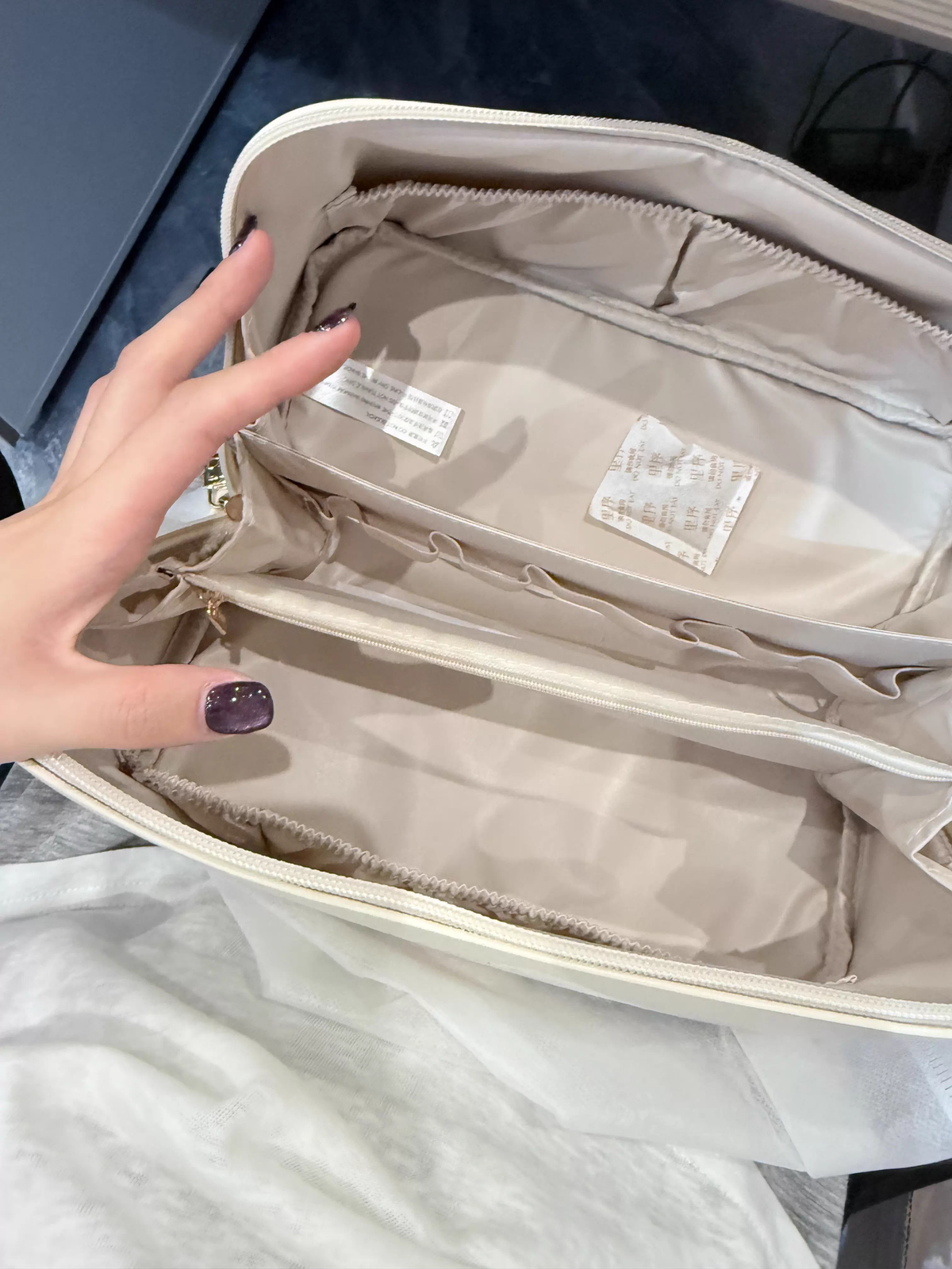 Large Portable Makeup Organizer Case and Pouch
