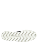 Dolce & Gabbana Black Slip On Printed Men Loafers Shoes