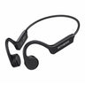 PSIER Bone Conduction Headphones Open Ear Bluetooth 5.3 Headphones Wireless Headphones 8H Playtimes Sports Earphones with Mic IPX6 Waterproof Earbuds for Hiking Cycling Gym (Black)