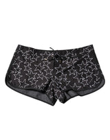 Dolce & Gabbana Black Star Print Beachwear Shorts Swimwear