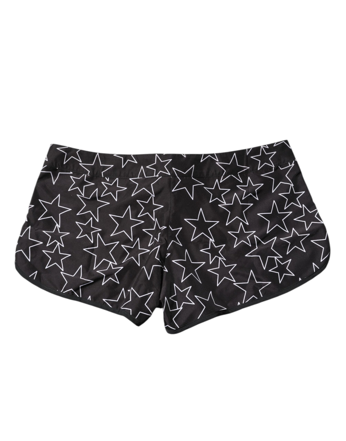 Dolce & Gabbana Black Star Print Beachwear Shorts Swimwear