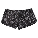 Dolce & Gabbana Black Star Print Beachwear Shorts Swimwear