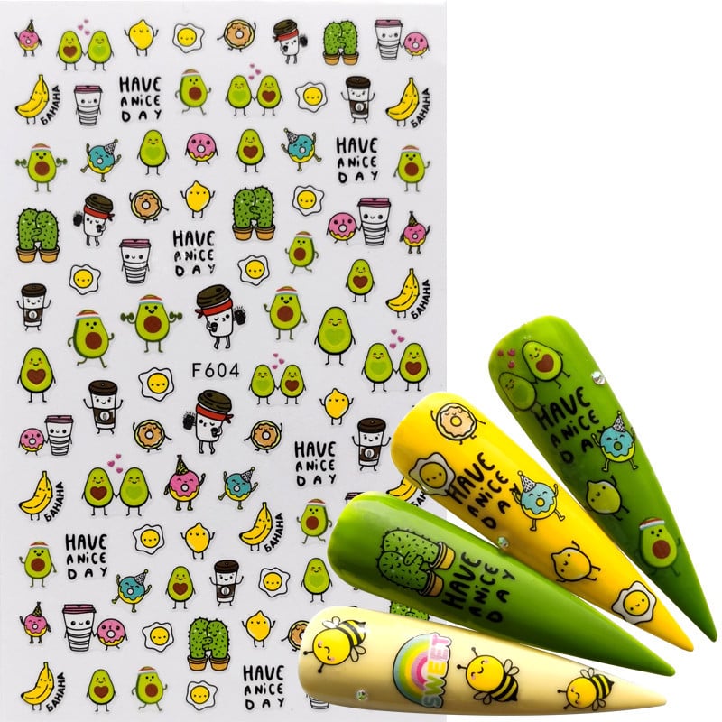 Decorative Manicure Adhesive Nail Strap Stickers
