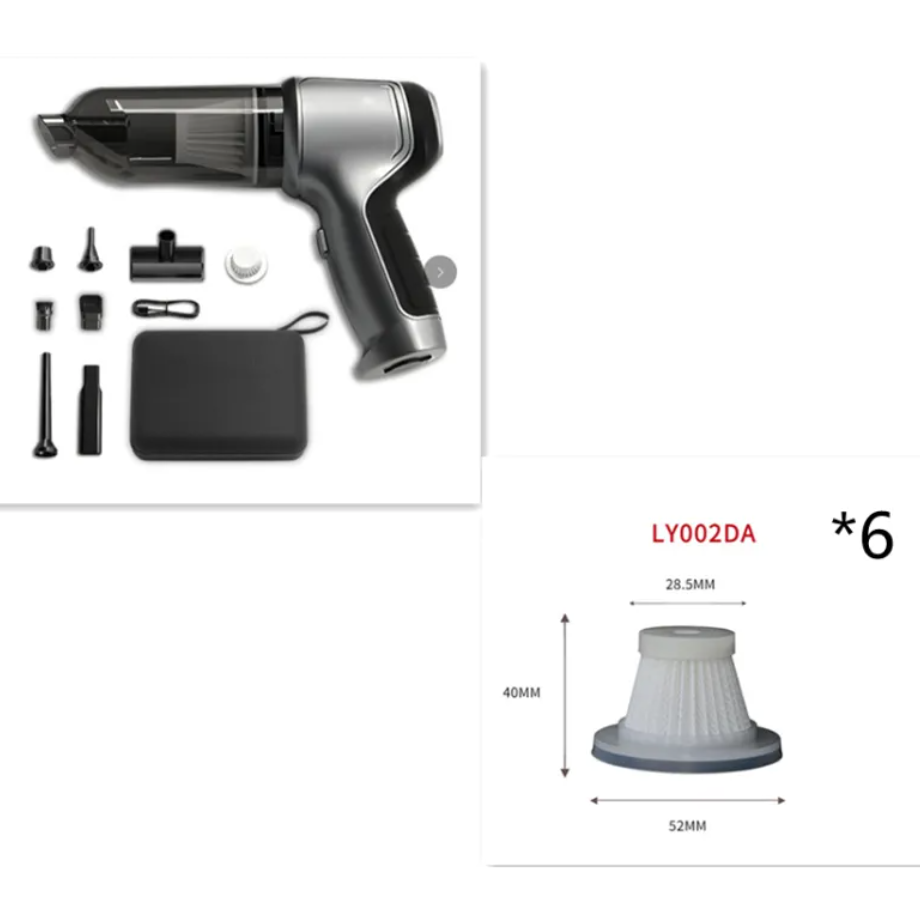 2-in-1 Cordless Car Vacuum & Air Pump