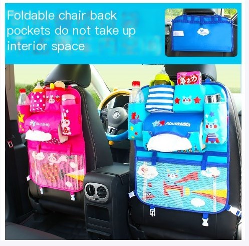 Creative Cartoon Car Seat Back Storage Organizer Bag