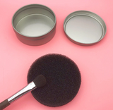 Portable Makeup Brush Cleaning Sponge Box