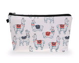 3D Digital Print Llama Cosmetic Bag and Organizer