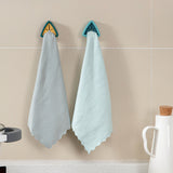 Towel Holder Storage Rack with Adhesive Clip (1pc)