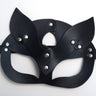 Halloween Festival Fox Leather Mask with Rhinestones
