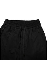 Dolce & Gabbana Black Viscose Drawstring Men Jogger Pants