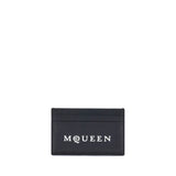 Alexander McQueen Black Calf Leather Bos Taurus Wallet