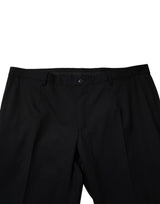 Dolce & Gabbana Black Wool Formal Dress Pants