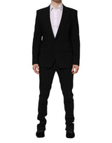 Dolce & Gabbana Black MARTINI Single Breasted 2 Piece Suit