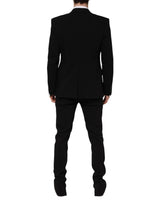 Dolce & Gabbana Black MARTINI Single Breasted 2 Piece Suit