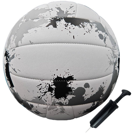 ABAJI Volleyball Official Size Artistry Design Soft Touch School Training Practice Indoor Outdoor Gift for Kids Come with Inflator