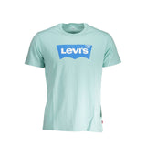 Levi's Azzurro Cotton Men T-Shirt