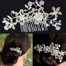 Pearl and Rhinestone Bridal Hair Comb Wedding Accessory