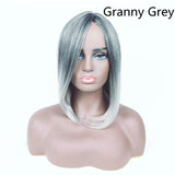 Gradient Long Straight Hair High-Temperature Wig
