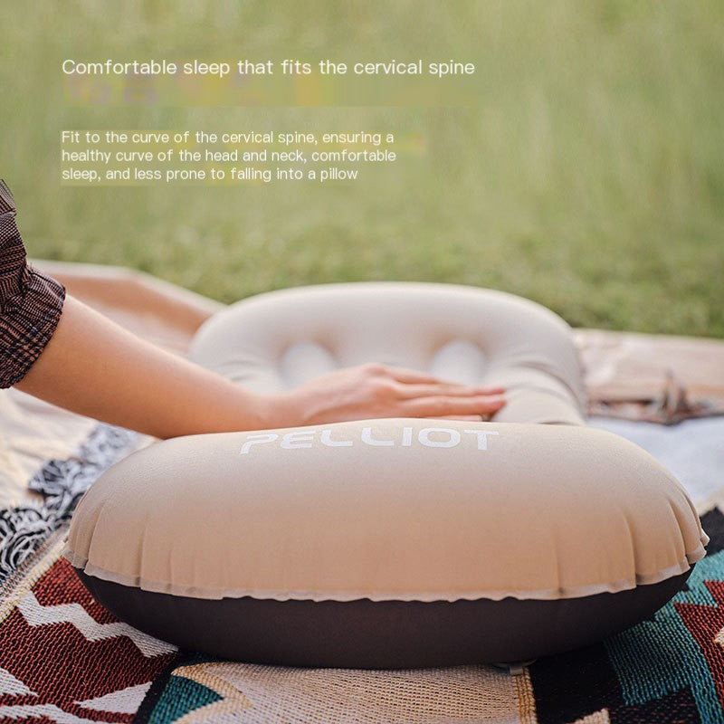 Portable Inflatable Camping Neck Pillow for Travel