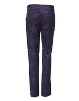 BENCIVENGA Purple Jacquard High Waisted Pants