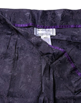 BENCIVENGA Purple Jacquard High Waisted Pants