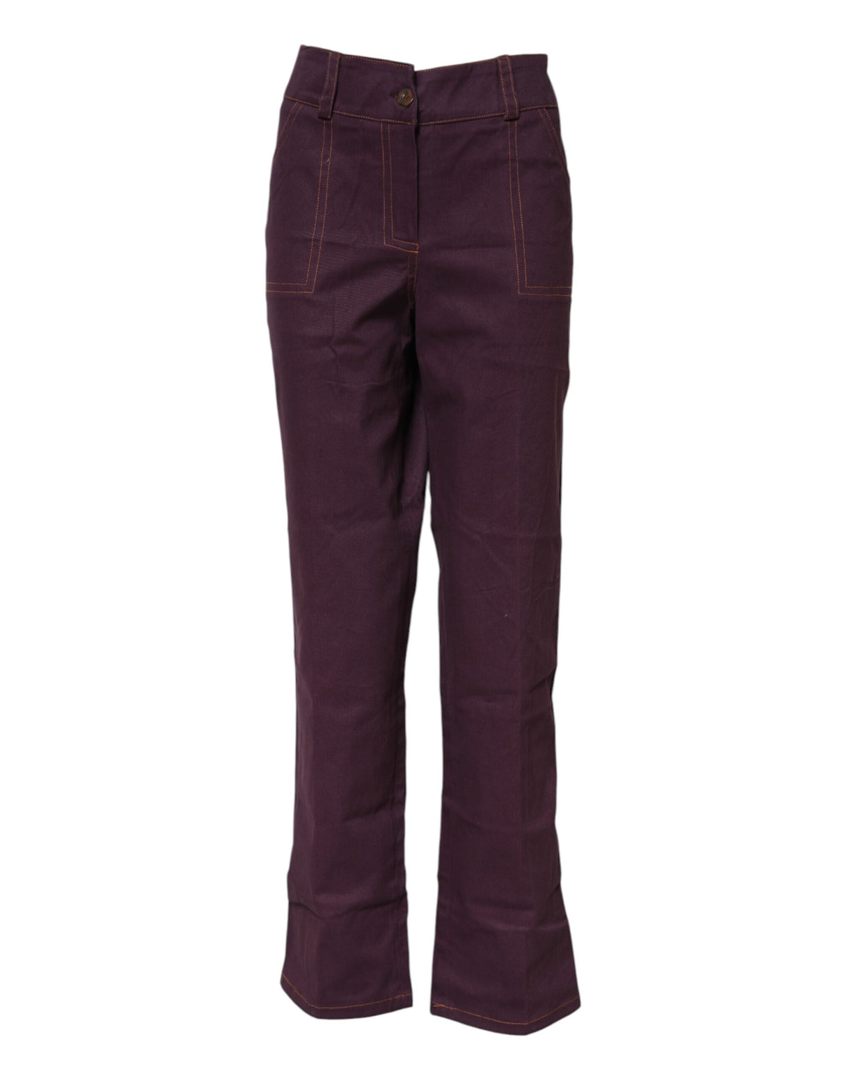 BENCIVENGA Purple High Waisted Tapered Pants