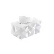 Elegant Geometric Tissue Box for Home and Office Decor