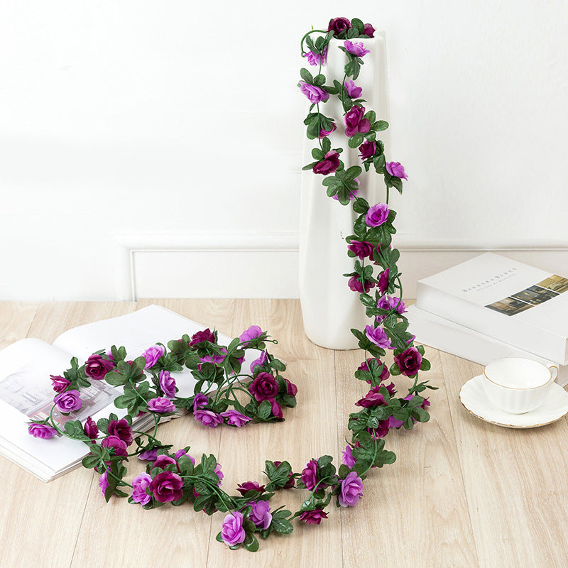 Artificial Pink Rose and Peony Chain for Home Decor
