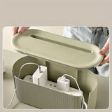 Cable Management Box - Organizer for Desk & TV Cables