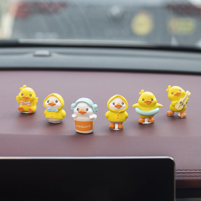 Cute Duck Car Interior Decoration for Dashboard Display