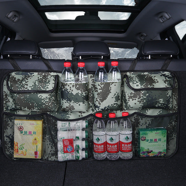 Adjustable Car Trunk Organizer & Backseat Storage Bag