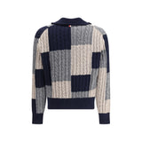 Thom Browne Multicolor Wool Cardigan