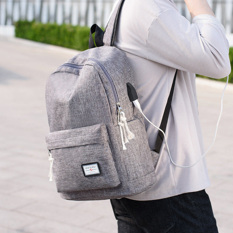 USB Charging Backpack for Travel and Leisure