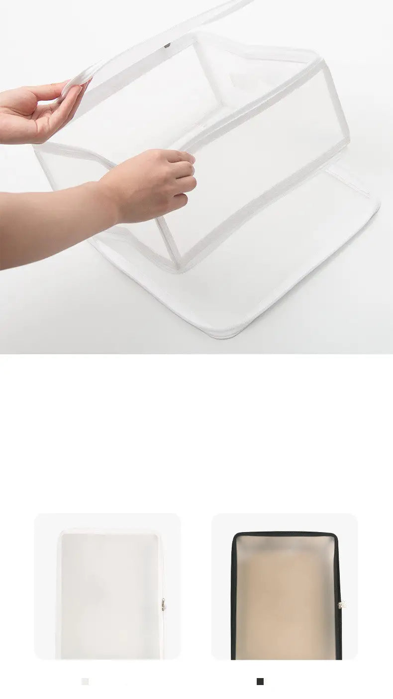 Transparent Foldable Plastic Storage Box for Toys & Jewelry