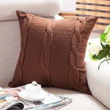 Braided Car Throw Pillowcase (Excludes Core)