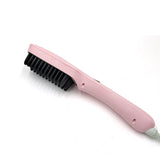 Ceramic Inner Buckle Hair Straightener Massage Comb