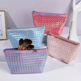 3D Hexagonal Bright Color Makeup Organizer Bag