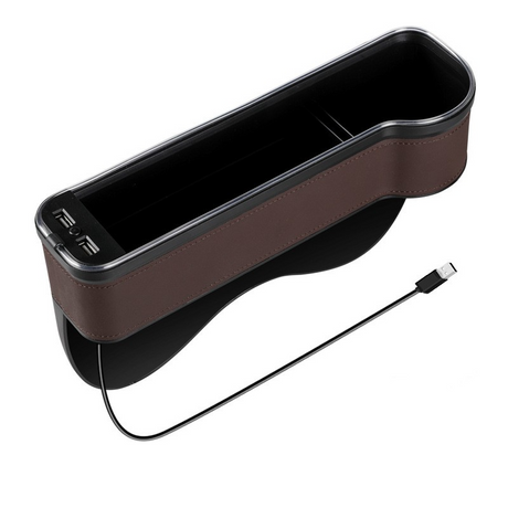 Charging Car Seat Gap Organizer Box