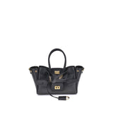 Balenciaga Black Calf Leather Bos Taurus Handbag