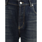 Alexander McQueen Blue Cotton Jeans Denim
