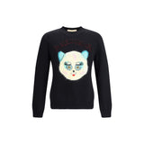 Valentino Black Cotton Sweatshirt