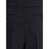 Valentino Black Wool Dress Pants