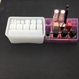 DIY Crystal Epoxy Mold for Lipstick Storage Box