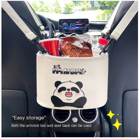 Car Backseat Organizer and Trash Bin Holder