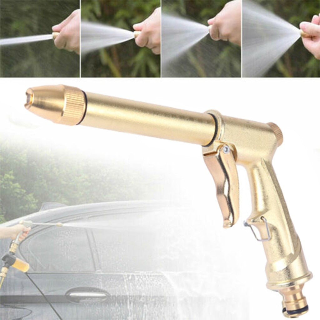 High-Pressure Car Wash Water Gun with Copper Nozzle