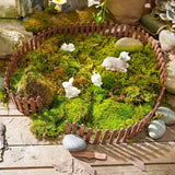 Mini Wooden Fence for Fairy Garden Decor (90x5cm)