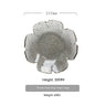 Japanese Hammered Petal Glass Bowl Plate Set